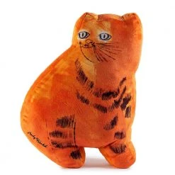 Andy Warhol Orange Sam The Cat Plush By Kidrobot DESIGNER ART TOYS