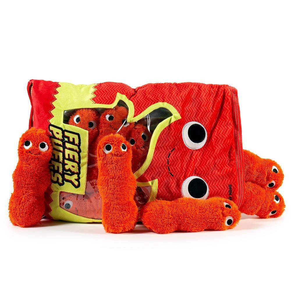 Yummy World Fiery Puffs XL Interactive Plush By Kidrobot 3 Yummy World Fiery Puffs XL Interactive Plush By Kidrobot