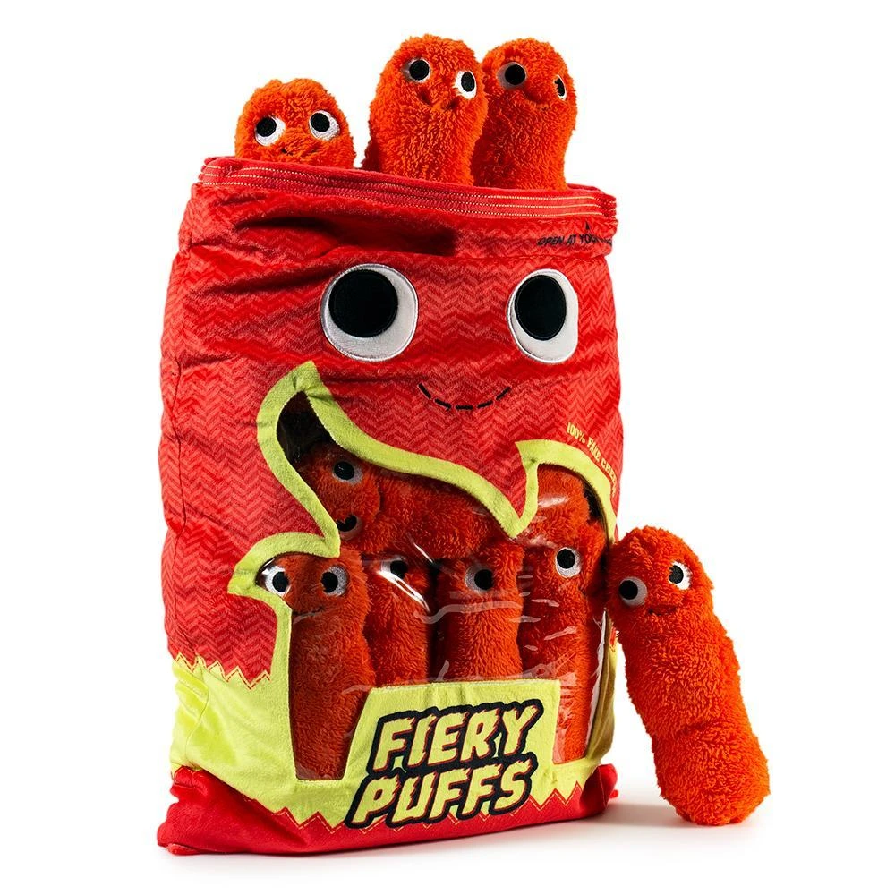 Yummy World Fiery Puffs XL Interactive Plush By Kidrobot 4 Yummy World Fiery Puffs XL Interactive Plush By Kidrobot