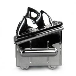 100% Soft Dumpster Fire Vinyl Figure - Exclusive Chrome Edition (PRE-ORDER)