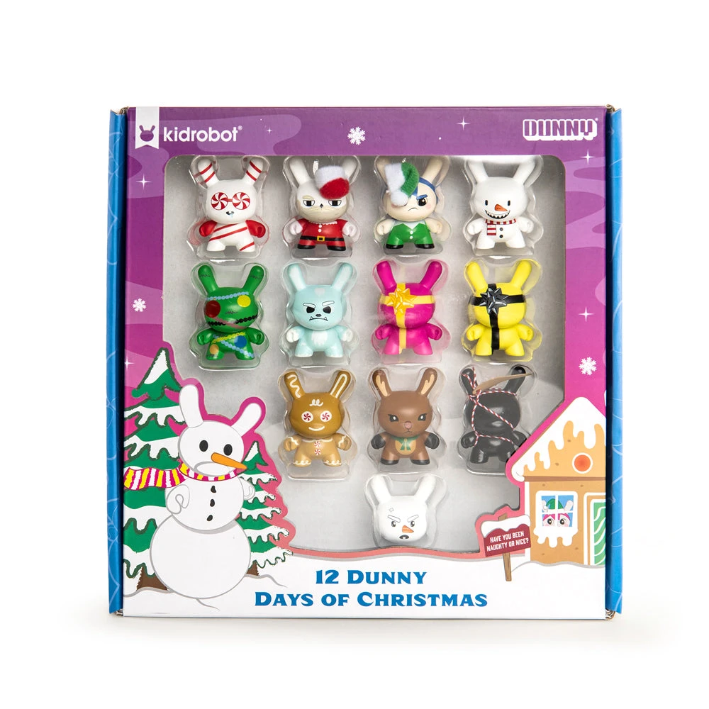 NEW RELEASES Kidrobot 12 Dunny Days Of Christmas Vinyl Dunny Set 2 NEW RELEASES Kidrobot 12 Dunny Days Of Christmas Vinyl Dunny Set