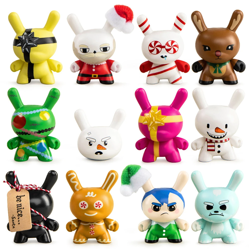 NEW RELEASES Kidrobot 12 Dunny Days Of Christmas Vinyl Dunny Set 1 NEW RELEASES Kidrobot 12 Dunny Days Of Christmas Vinyl Dunny Set