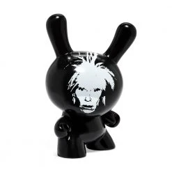 Andy Warhol Fright Wig Self-Portrait 8" Masterpiece Dunny - Monochrome Edition (PRE-ORDER) NEW RELEASES