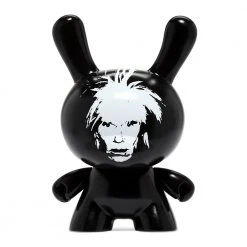 Andy Warhol Fright Wig Self-Portrait 8" Masterpiece Dunny - Monochrome Edition (PRE-ORDER) NEW RELEASES