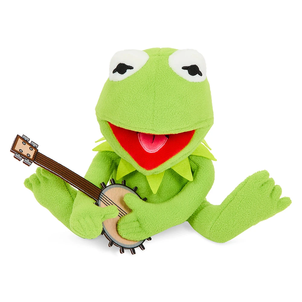 The Muppets Kermit The Frog With Banjo 8" Phunny Plush 1 The Muppets Kermit The Frog With Banjo 8" Phunny Plush
