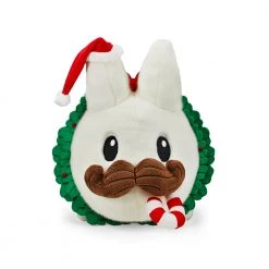 Holiday Wreath Fa La La Labbit 14" Plush By Frank Kozik (PRE-ORDER)