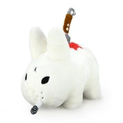 NEW RELEASES Backstab Smorkin Labbit 14" Plush By Frank Kozik - White Edition