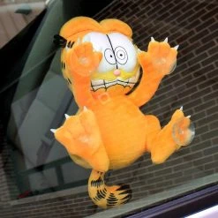 Garfield 8" Plush Suction Cup Window Clinger By Kidrobot - Scared Edition NEW RELEASES