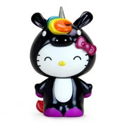 Sanrio NEW RELEASES Kidrobot X Hello Kitty® Unicorn 8" Vinyl Art Figure - Midnight Rainbow Edition
