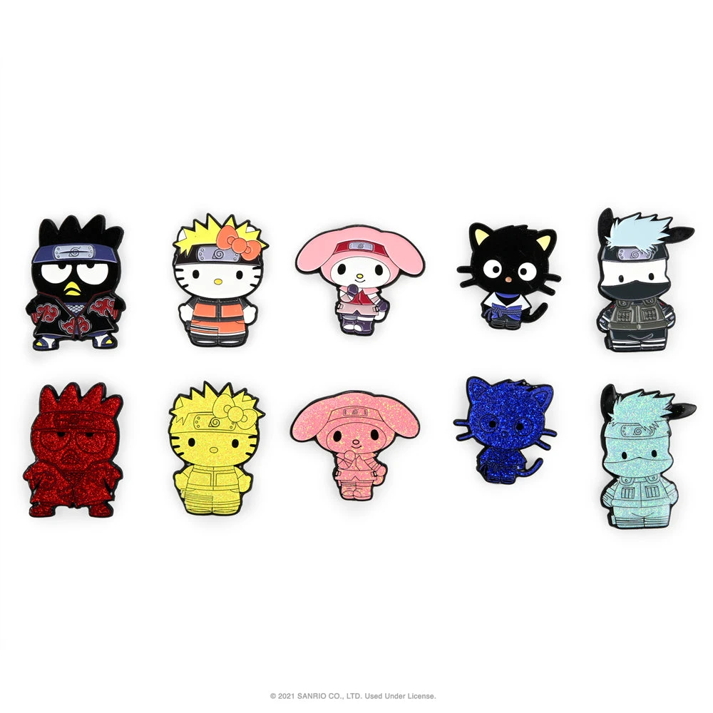 Sanrio Naruto X Hello Kitty® And Friends Enamel Pins 1 Sanrio Naruto X Hello Kitty® And Friends Enamel Pins