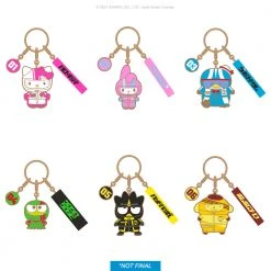 Sanrio Hello Kitty® And Friends Tokyo Speed Enamel Keychains (PRE-ORDER)