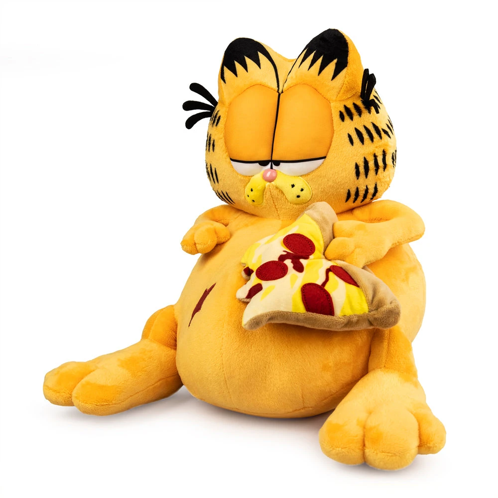 NEW RELEASES Garfield Overstuffed Pizza 13" Medium Plush By Kidrobot 4 NEW RELEASES Garfield Overstuffed Pizza 13" Medium Plush By Kidrobot