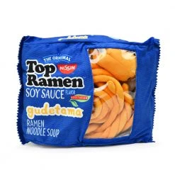 Sanrio Top Ramen® X Gudetama™ Interactive Soy Sauce Plush (PRE-ORDER)