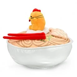 Sanrio NEW RELEASES Nissin Top Ramen® X Gudetama™ Interactive Ramen Bowl Plush