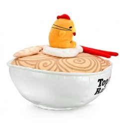 Sanrio NEW RELEASES Nissin Top Ramen® X Gudetama™ Interactive Ramen Bowl Plush