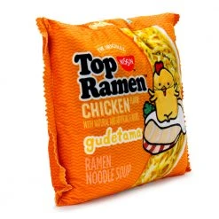 Sanrio NEW RELEASES Nissin Top Ramen® X Gudetama™ Large Crinkle Plush By Kidrobot