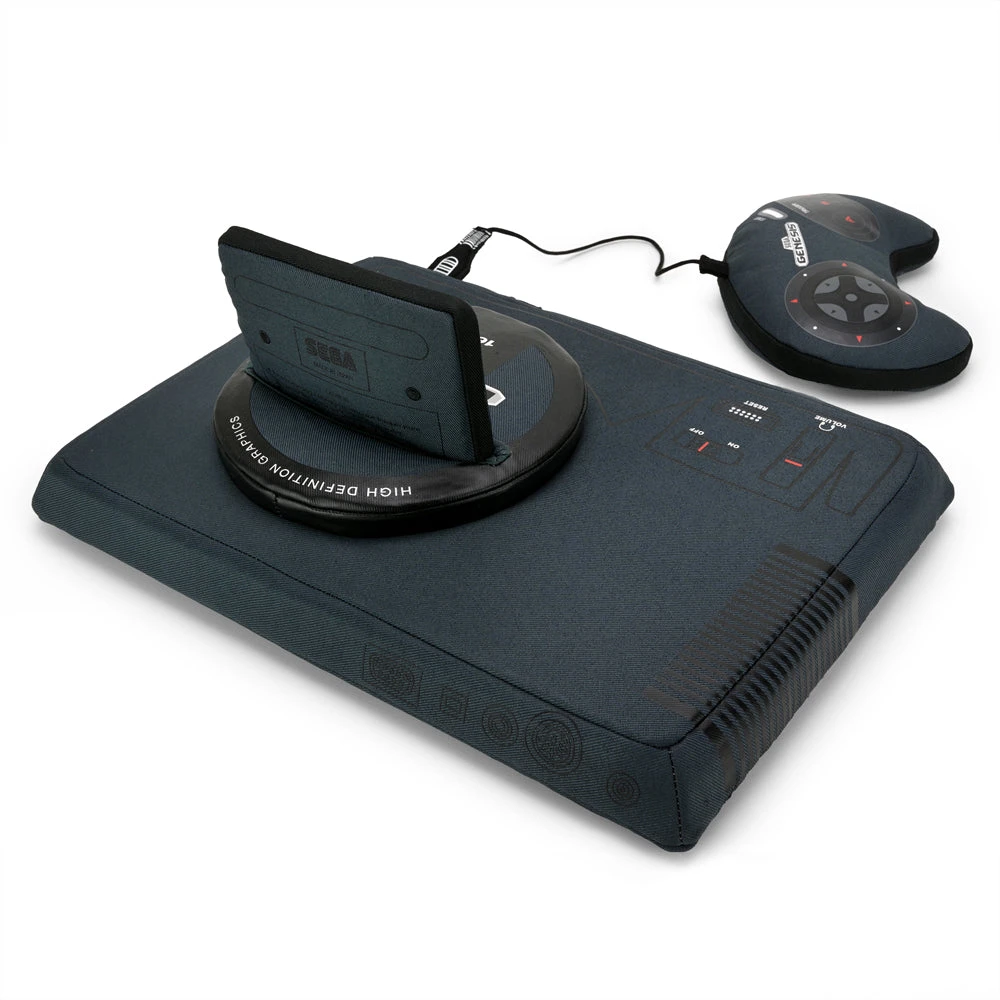 NEW RELEASES SEGA Genesis Gaming Console 12" Interactive Plush With Sonic Cartridge 6 NEW RELEASES SEGA Genesis Gaming Console 12" Interactive Plush With Sonic Cartridge