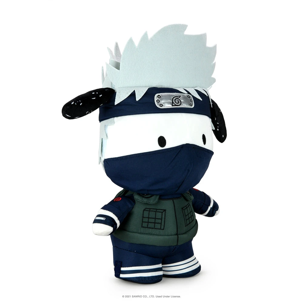 Kidrobot Naruto X Sanrio® Pochacco™ Kakashi 13" Plush 13 Kidrobot Naruto X Sanrio® Pochacco™ Kakashi 13" Plush