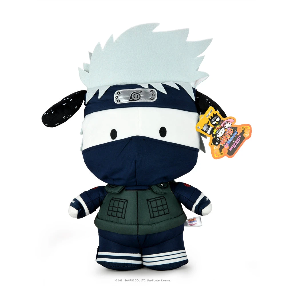 Kidrobot Naruto X Sanrio® Pochacco™ Kakashi 13" Plush 6 Kidrobot Naruto X Sanrio® Pochacco™ Kakashi 13" Plush