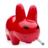 Kidrobot Smorkin Labbit 10" Vinyl Figure By Frank Kozik - Lustre Gloss Red Edition (PRE-ORDER) NEW RELEASES