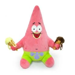 SpongeBob SquarePants SpongeBob Patrick Star With Ice Cream HugMe Plush By Kidrobot