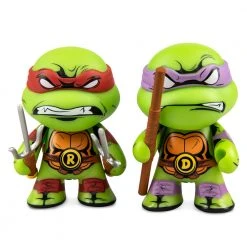 NEW RELEASES Teenage Mutant Ninja Turtles Raphael & Donatello 3" Vinyl Figure 2-pack