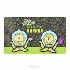 The Simpsons Treehouse Of Horror Kang & Kodos Enamel Pin 2-Pack - GID Exclusive Edition NEW RELEASES