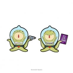 The Simpsons Treehouse Of Horror Kang & Kodos Enamel Pin 2-Pack - GID Exclusive Edition NEW RELEASES