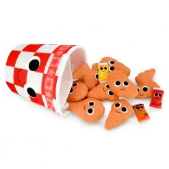 Kidrobot Yummy World Bertha Bucket Of Fried Chicken Interactive Plush NEW RELEASES