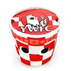 Kidrobot Yummy World Bertha Bucket Of Fried Chicken Interactive Plush NEW RELEASES
