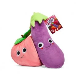 Kidrobot NEW RELEASES Yummy World Earnest Eggplant & Georgia Peach Plush 2-Pack