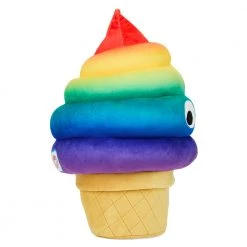 Kidrobot Yummy World Rainbow Soft Serve Sally Ice Cream Cone Plush NEW RELEASES