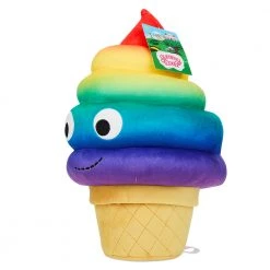 Kidrobot Yummy World Rainbow Soft Serve Sally Ice Cream Cone Plush NEW RELEASES
