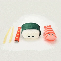 Kidrobot NEW RELEASES Yummy World Bubba The Shrimp Nigiri Sushi Interactive Plush