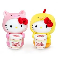 Sanrio Nissin Cup Noodles® X Hello Kitty® Chicken Cup 16" Interactive Plush (PRE-ORDER)