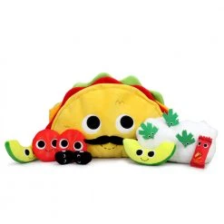 Kidrobot NEW RELEASES Yummy World XL Victorio Veggie Taco Plush Set