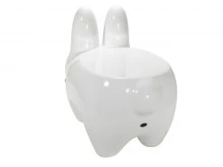PRE-ORDERS Kidrobot Art Giant White Smorkin' Labbit Stool By Frank Kozik