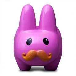 NEW RELEASES Kidrobot Art Giant Pink Stache Happy Labbit Stool By Frank Kozik