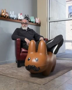 PRE-ORDERS Kidrobot Art Giant Leather Happy Labbit Stool By Frank Kozik (PRE-ORDER) 9 PRE-ORDERS Kidrobot Art Giant Leather Happy Labbit Stool By Frank Kozik (PRE-ORDER)