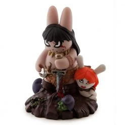 FATHER'S DAY GIFTS Frazetta Labbit The Barbarian 10" Vinyl Art Figure By Frank Kozik