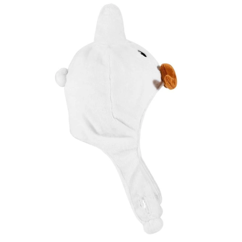 Kidrobot Mustache White Labbit Earflap Hat By Frank Kozik 2 Kidrobot Mustache White Labbit Earflap Hat By Frank Kozik