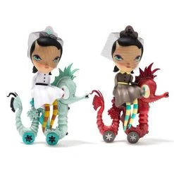 Kathies Olivas DESIGNER ART TOYS Lucy Curious Dark Harbor 7" Art Figure By Kathie Olivas - KR.com Exclusive White (Limited Edition Of 200) 15 Kathies Olivas DESIGNER ART TOYS Lucy Curious Dark Harbor 7