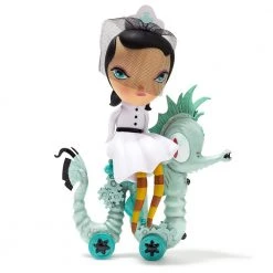 Kathies Olivas DESIGNER ART TOYS Lucy Curious Dark Harbor 7" Art Figure By Kathie Olivas - KR.com Exclusive White (Limited Edition Of 200)