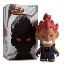 Capcom LICENSED TOYS & COLLECTIBLES Street Fighter Akuma 7" Vinyl Art Figure By Kidrobot