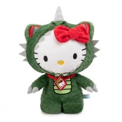 Hello Kitty Kaiju Dinosaur Cosplay 16" Plush By Kidrobot X Sanrio