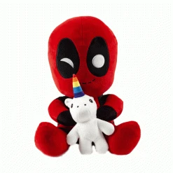Kidrobot Sales 25 Marvel Deadpool Riding A Unicorn HugMe Vibrating Plush NEW RELEASES