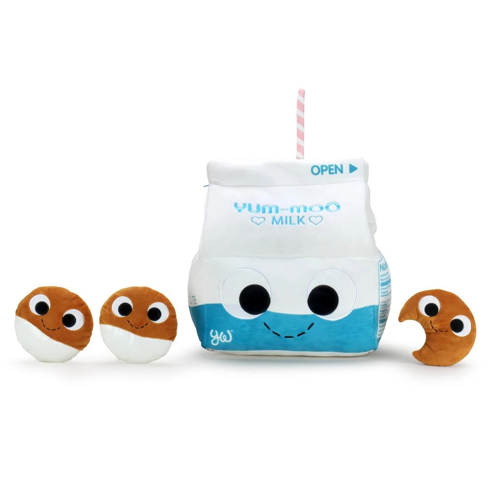 Yummy World Milk And Cookies Interactive Plush 1 Yummy World Milk And Cookies Interactive Plush