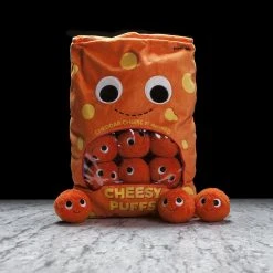 Kidrobot Yummy World XL Cheesy Puffs Interactive Food Plush
