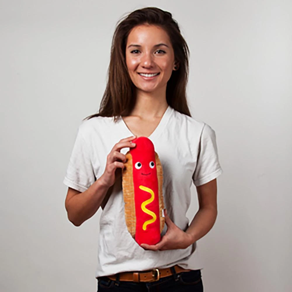 Yummy World Franky 10" Hotdog Plush By Kidrobot 3 Yummy World Franky 10" Hotdog Plush By Kidrobot