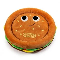 Kidrobot Yummy World Pets: Premium Burger Plush Dog Bed